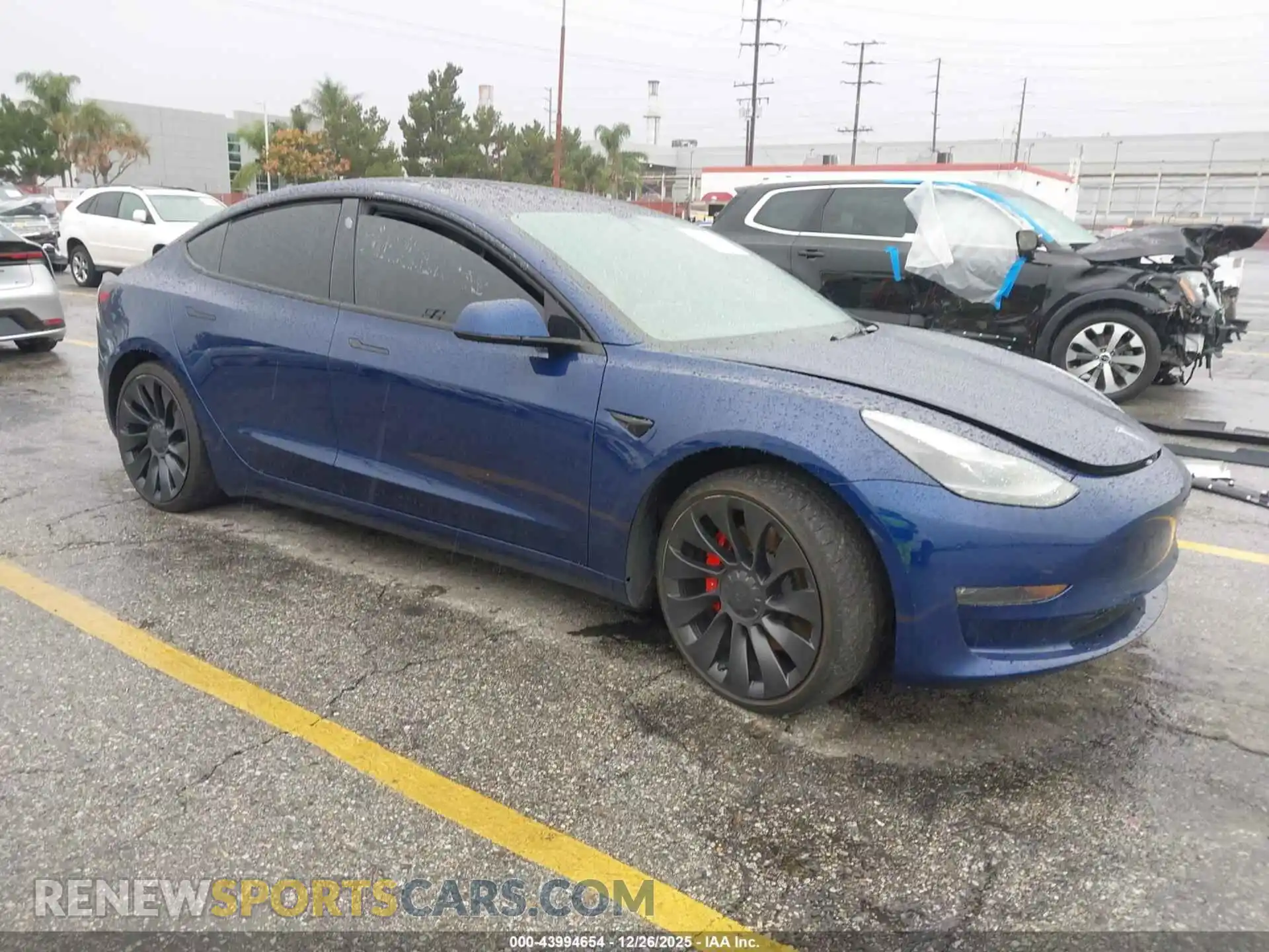 1 Photograph of a damaged car 5YJ3E1EC3PF461387 TESLA MODEL 3 2023