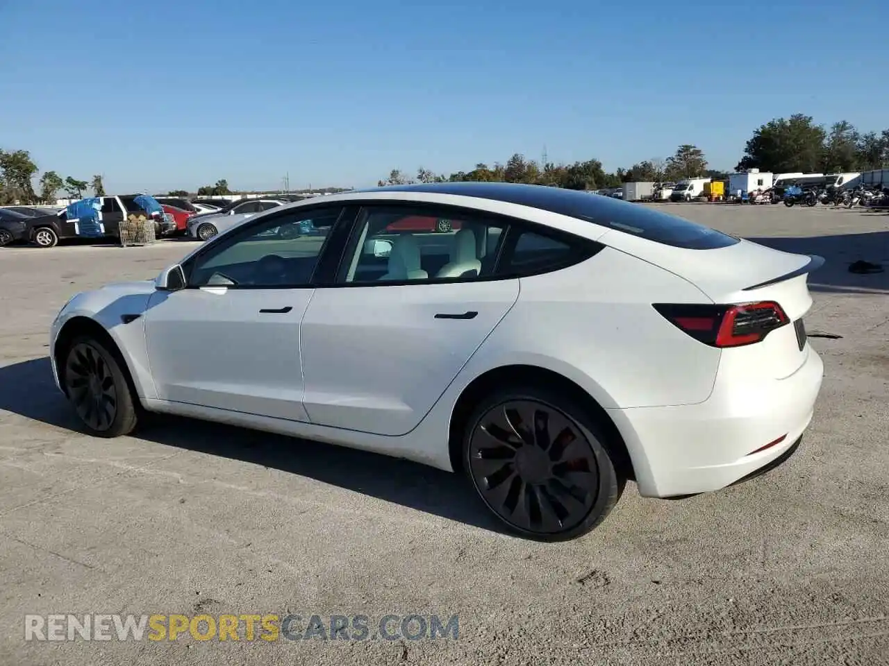 2 Photograph of a damaged car 5YJ3E1EC3PF491506 TESLA MODEL 3 2023