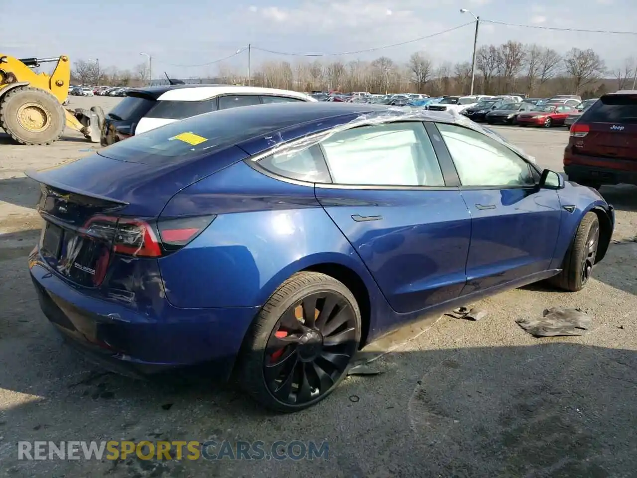 3 Photograph of a damaged car 5YJ3E1EC3PF497967 TESLA MODEL 3 2023