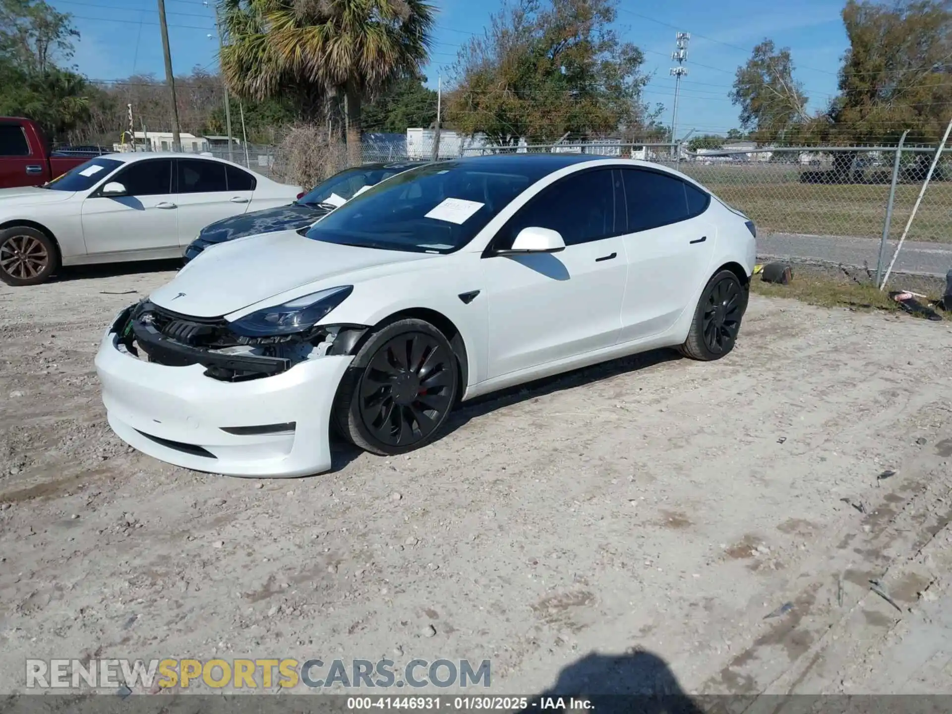 2 Photograph of a damaged car 5YJ3E1EC3PF503833 TESLA MODEL 3 2023