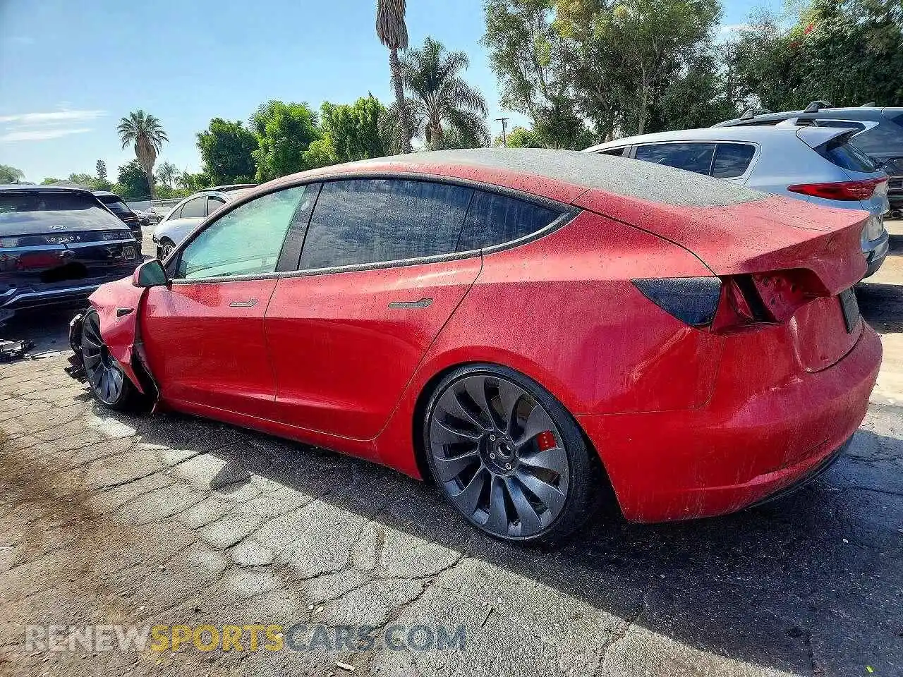 2 Фотография поврежденного автомобиля 5YJ3E1EC3PF508241 TESLA MODEL 3 2023