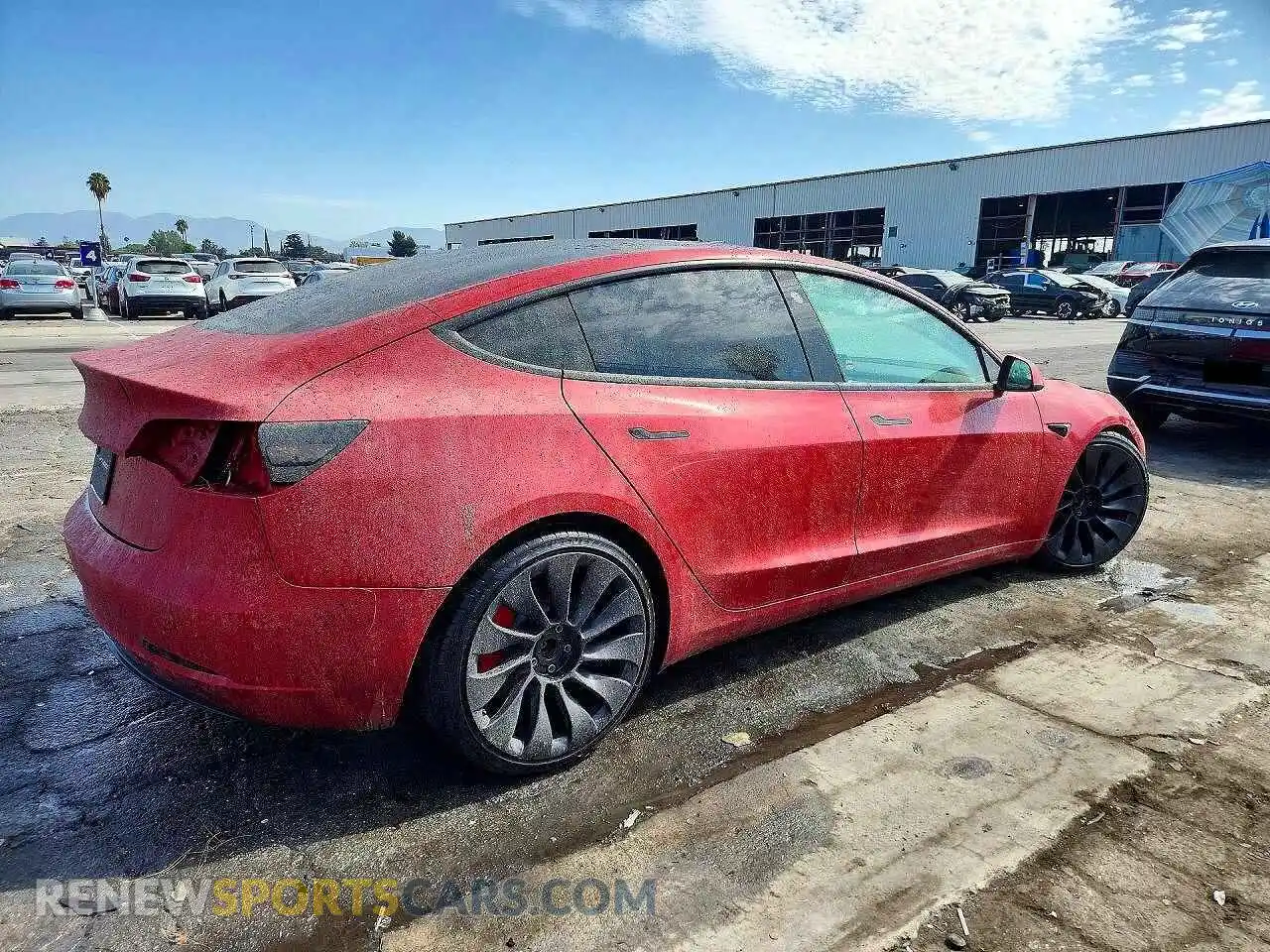 3 Фотография поврежденного автомобиля 5YJ3E1EC3PF508241 TESLA MODEL 3 2023