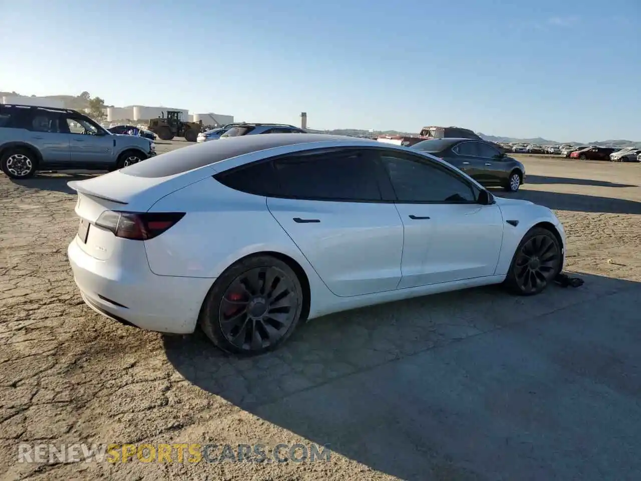 3 Photograph of a damaged car 5YJ3E1EC3PF556807 TESLA MODEL 3 2023