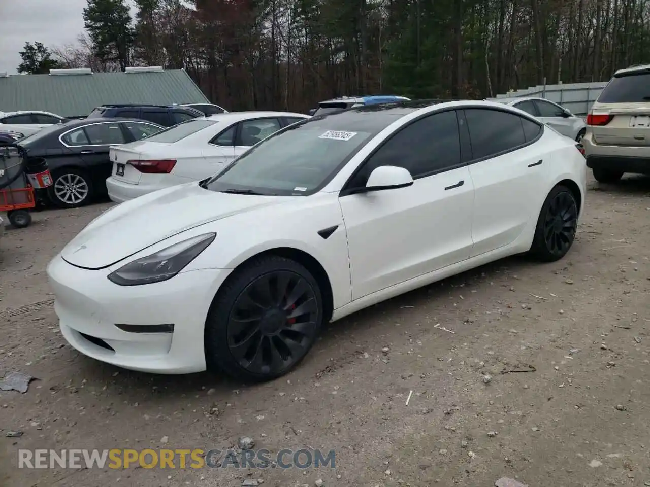 1 Photograph of a damaged car 5YJ3E1EC3PF608355 TESLA MODEL 3 2023