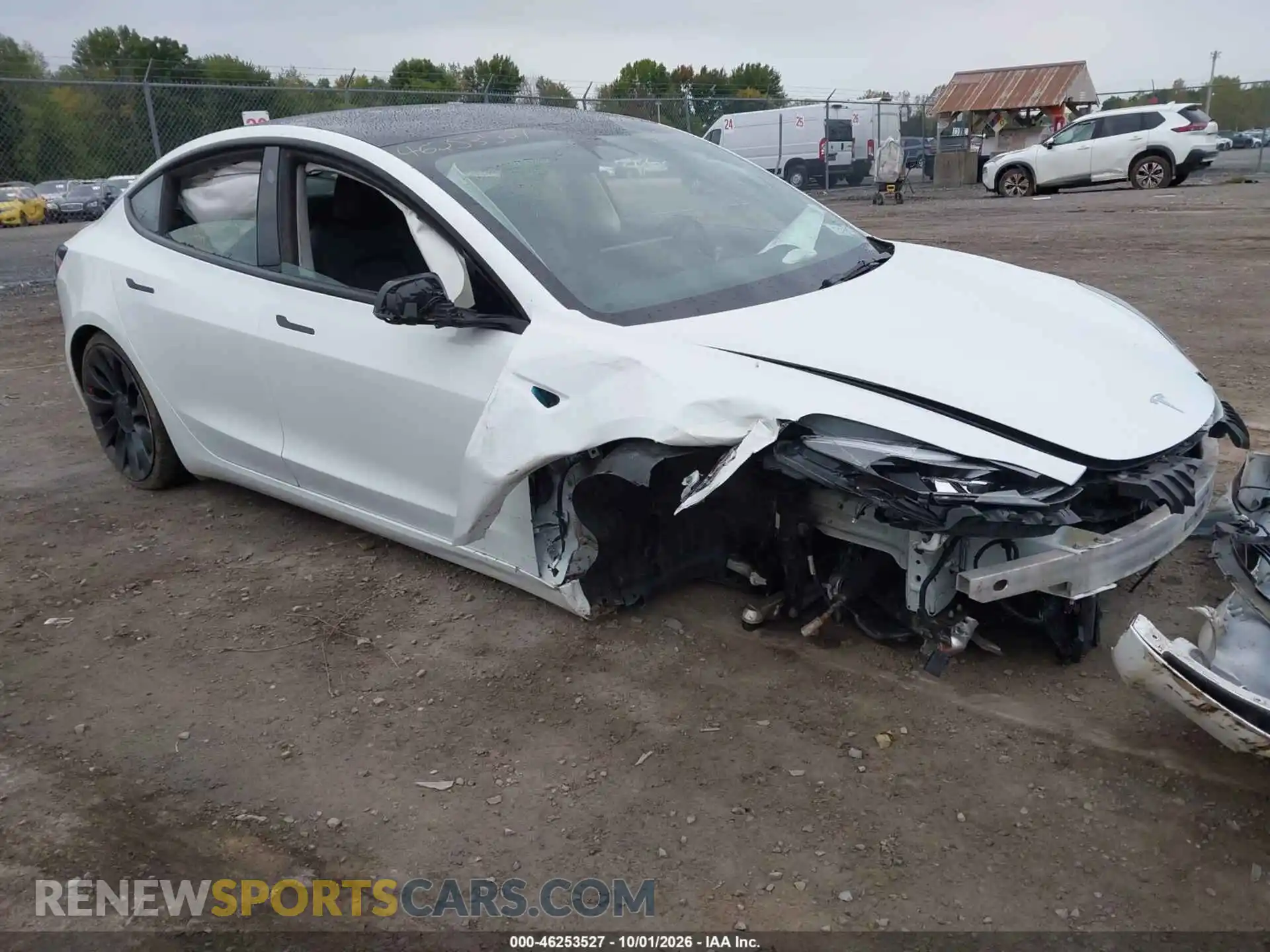 1 Photograph of a damaged car 5YJ3E1EC3PF618660 TESLA MODEL 3 2023