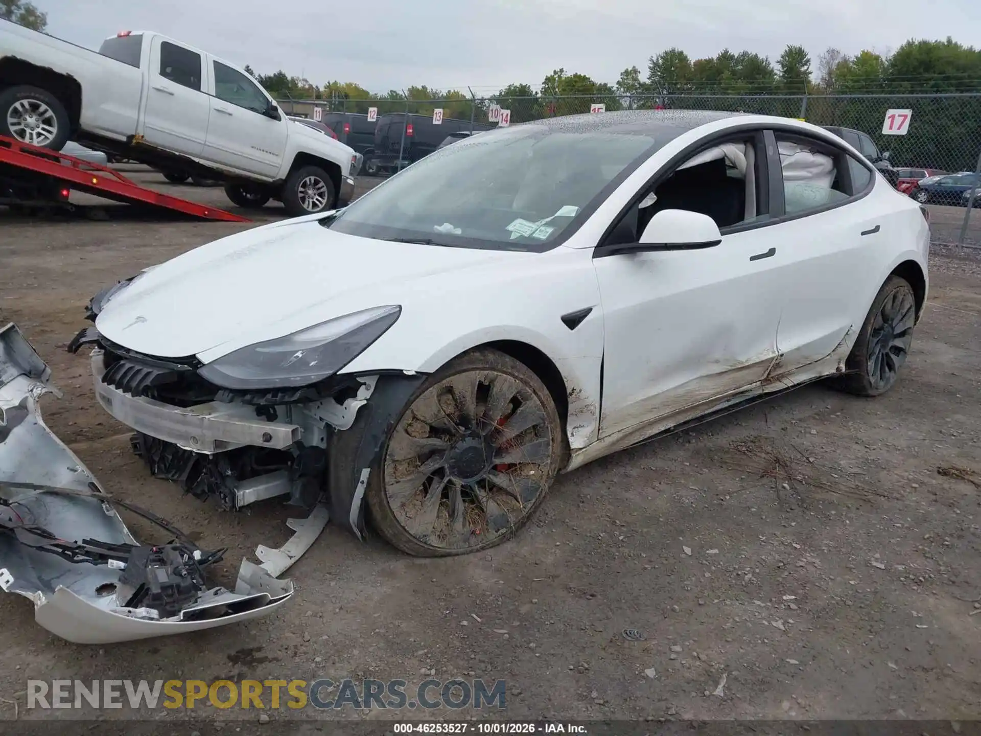 2 Photograph of a damaged car 5YJ3E1EC3PF618660 TESLA MODEL 3 2023