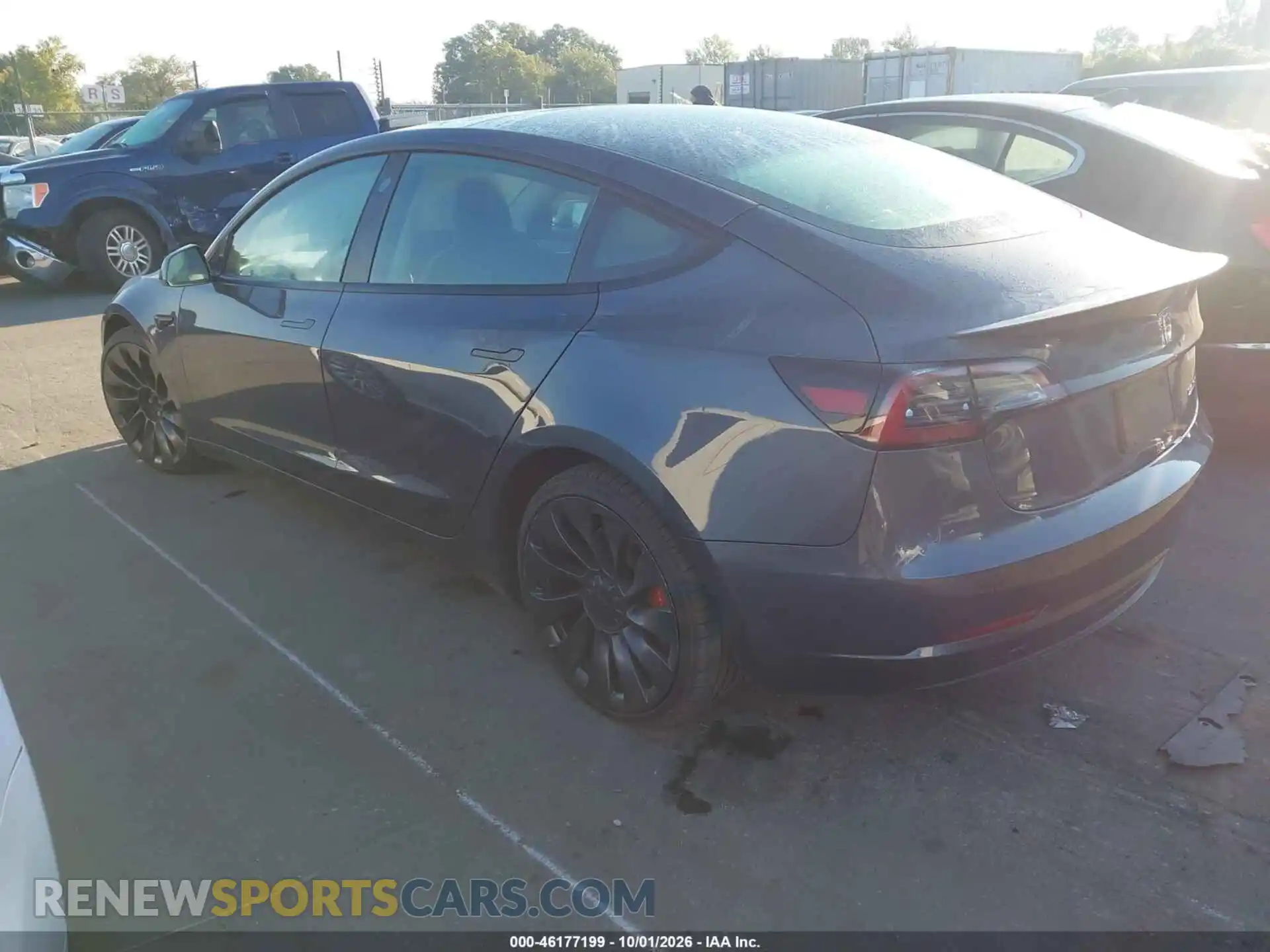 3 Photograph of a damaged car 5YJ3E1EC3PF636754 TESLA MODEL 3 2023