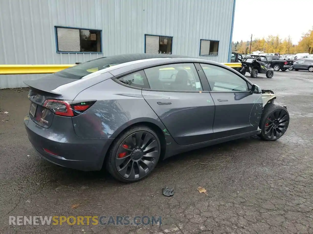 3 Photograph of a damaged car 5YJ3E1EC3PF671875 TESLA MODEL 3 2023