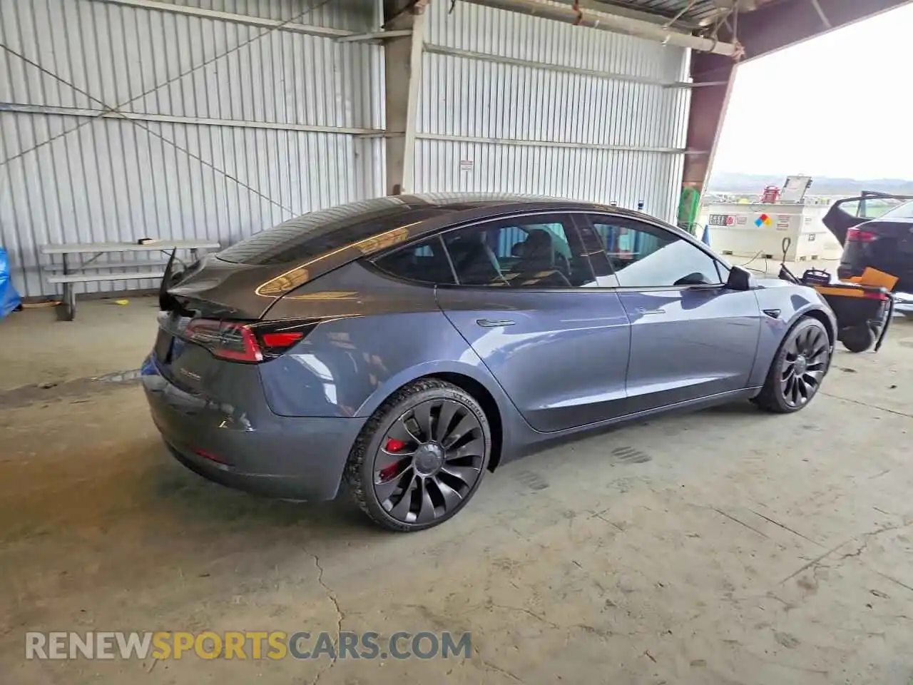 3 Photograph of a damaged car 5YJ3E1EC4PF382763 TESLA MODEL 3 2023
