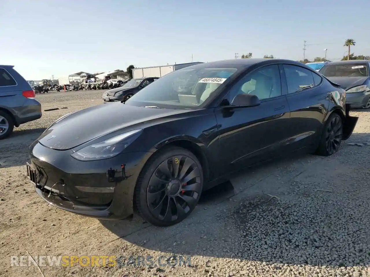 1 Photograph of a damaged car 5YJ3E1EC4PF516199 TESLA MODEL 3 2023