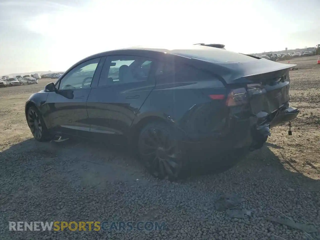 2 Photograph of a damaged car 5YJ3E1EC4PF516199 TESLA MODEL 3 2023