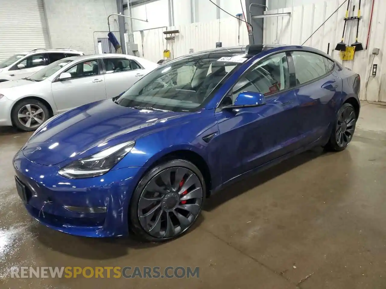 1 Фотография поврежденного автомобиля 5YJ3E1EC4PF628422 TESLA MODEL 3 2023