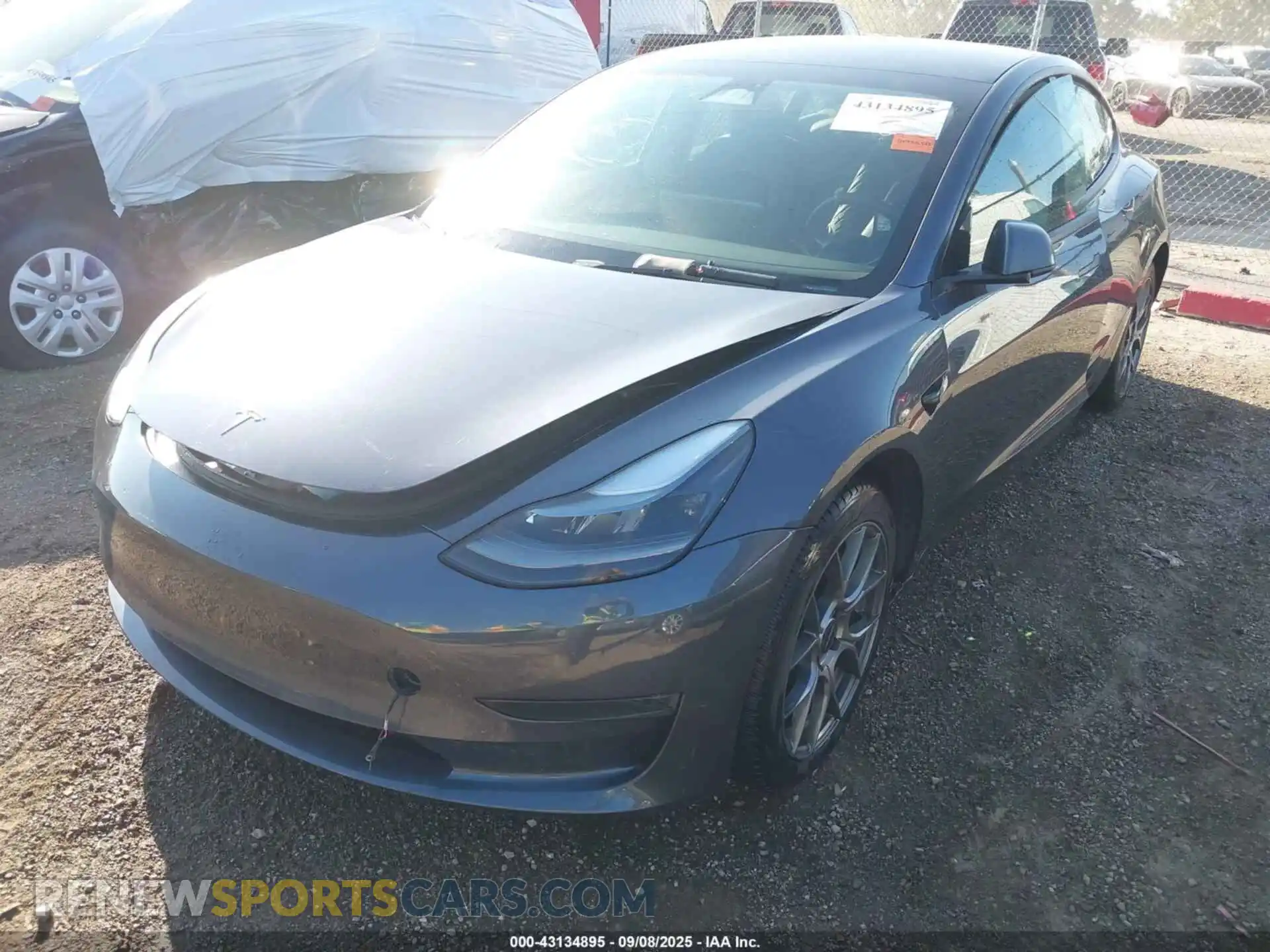 2 Photograph of a damaged car 5YJ3E1EC4PF675482 TESLA MODEL 3 2023