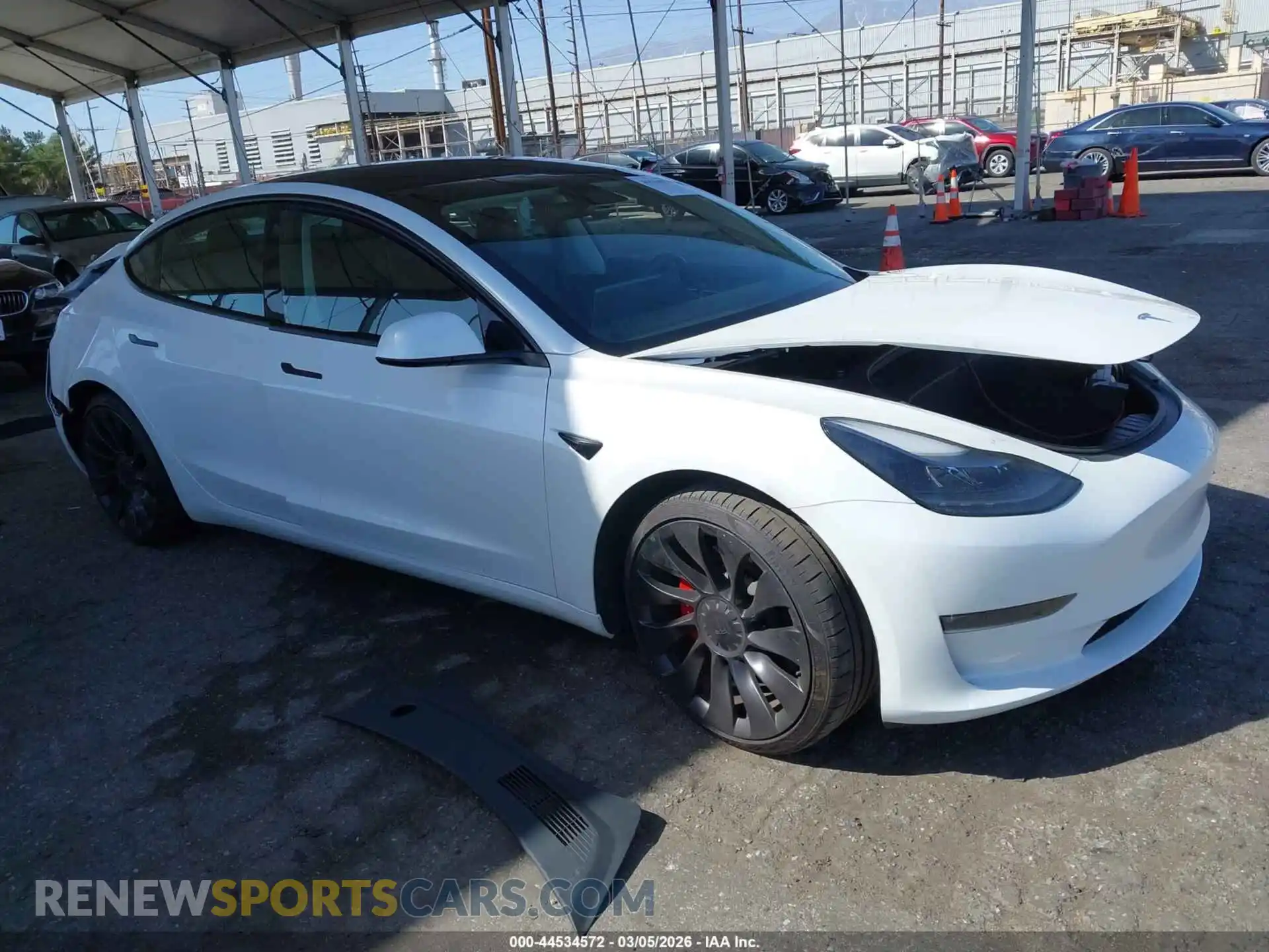 1 Photograph of a damaged car 5YJ3E1EC5PF413227 TESLA MODEL 3 2023