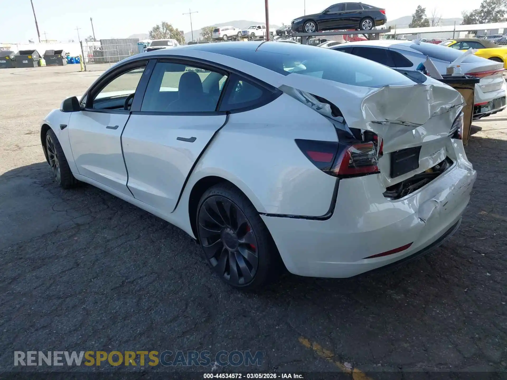 3 Photograph of a damaged car 5YJ3E1EC5PF413227 TESLA MODEL 3 2023