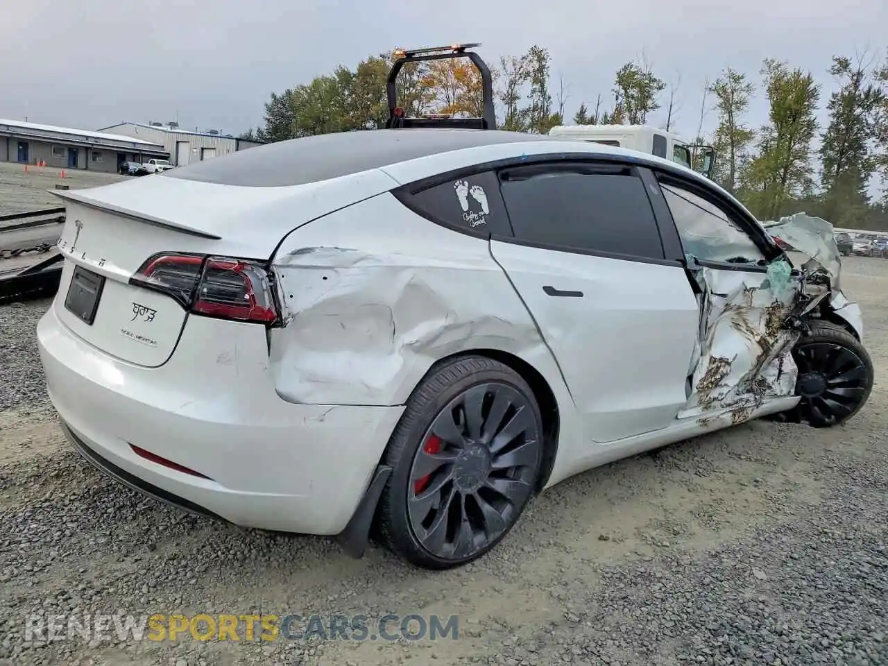 3 Photograph of a damaged car 5YJ3E1EC5PF419142 TESLA MODEL 3 2023