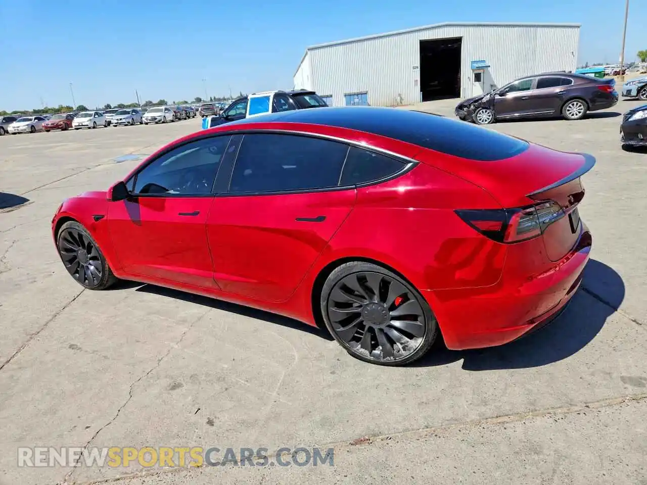 2 Photograph of a damaged car 5YJ3E1EC5PF461178 TESLA MODEL 3 2023