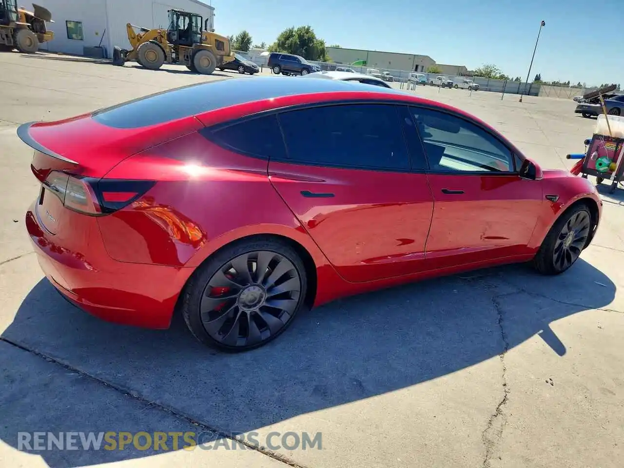 3 Photograph of a damaged car 5YJ3E1EC5PF461178 TESLA MODEL 3 2023