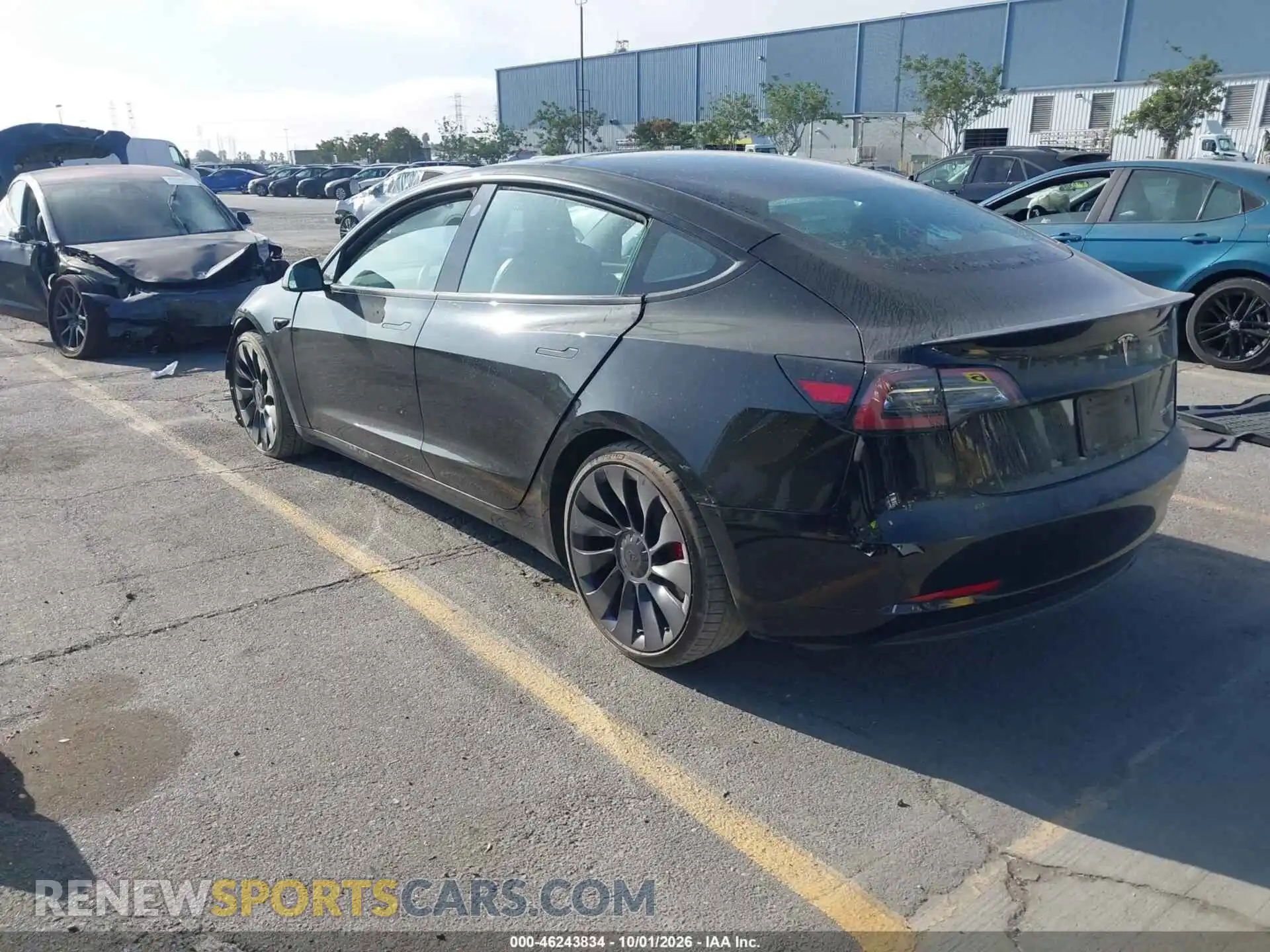 3 Photograph of a damaged car 5YJ3E1EC5PF467613 TESLA MODEL 3 2023