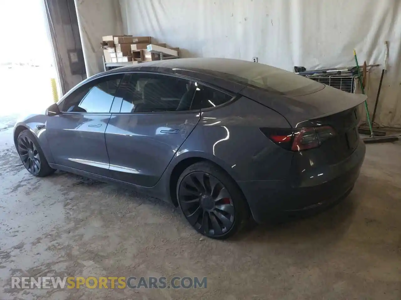 2 Photograph of a damaged car 5YJ3E1EC5PF626324 TESLA MODEL 3 2023