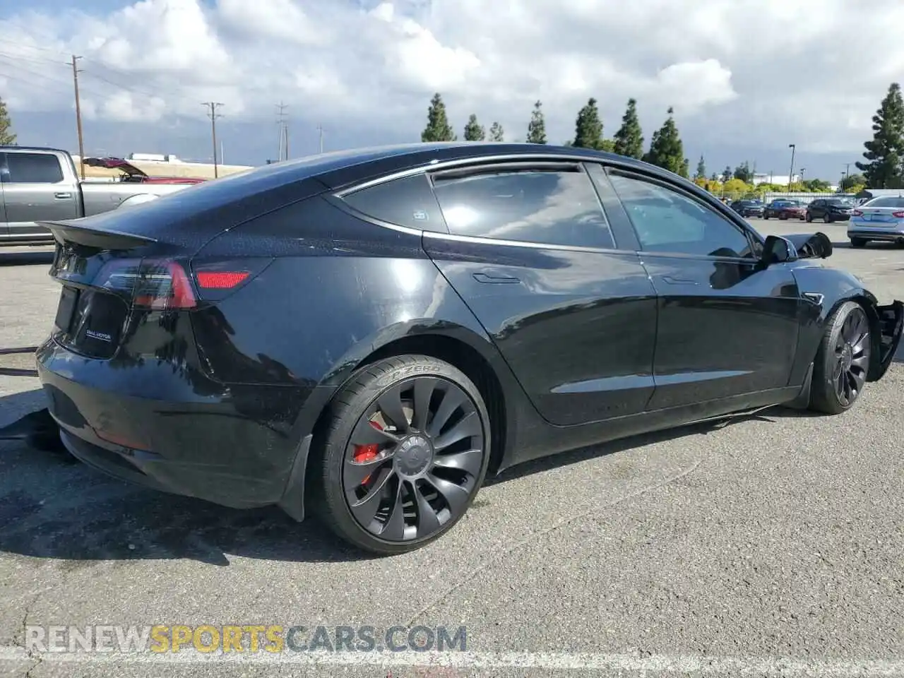 3 Photograph of a damaged car 5YJ3E1EC5PF681114 TESLA MODEL 3 2023