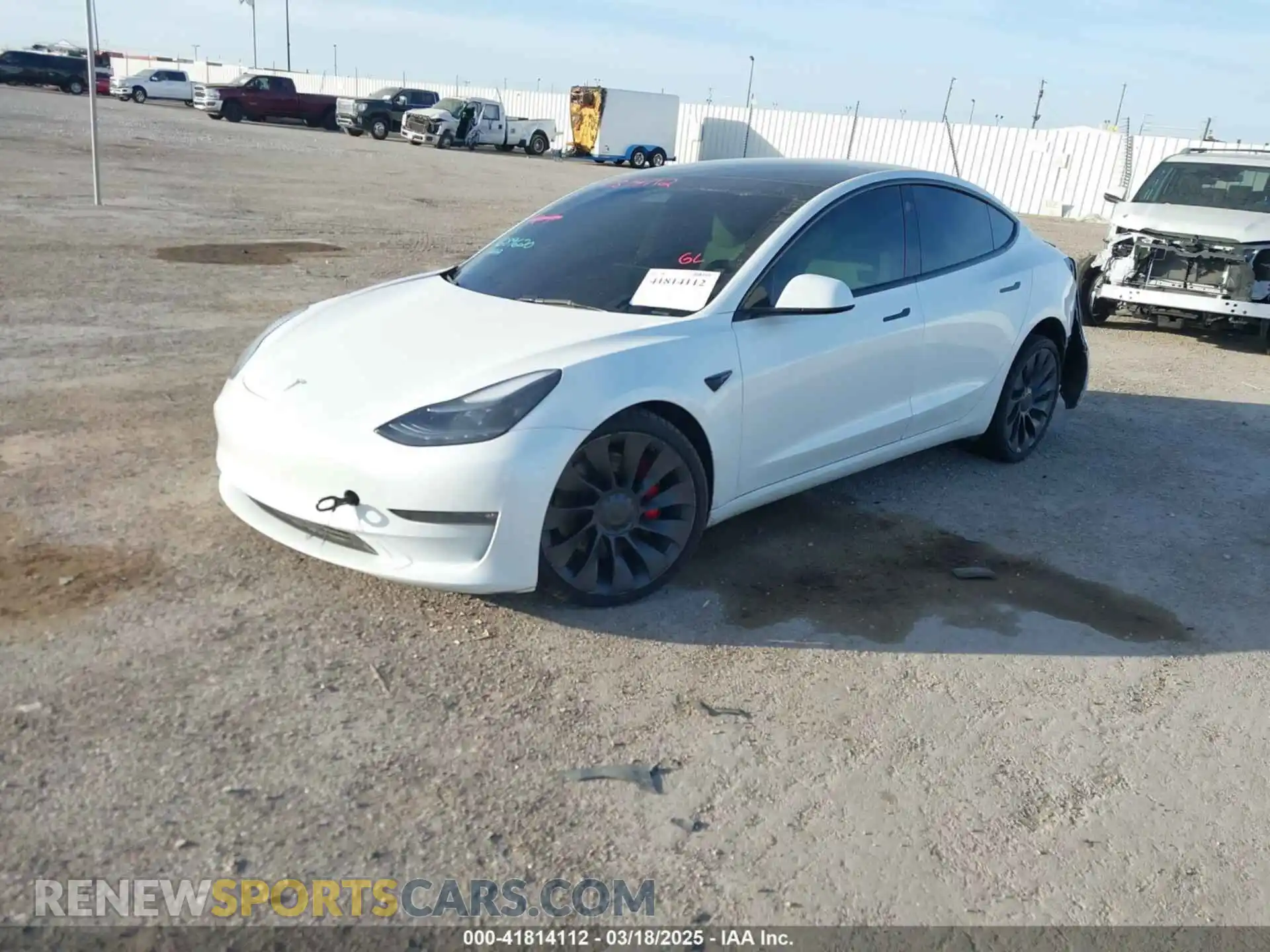 2 Photograph of a damaged car 5YJ3E1EC5PF689620 TESLA MODEL 3 2023