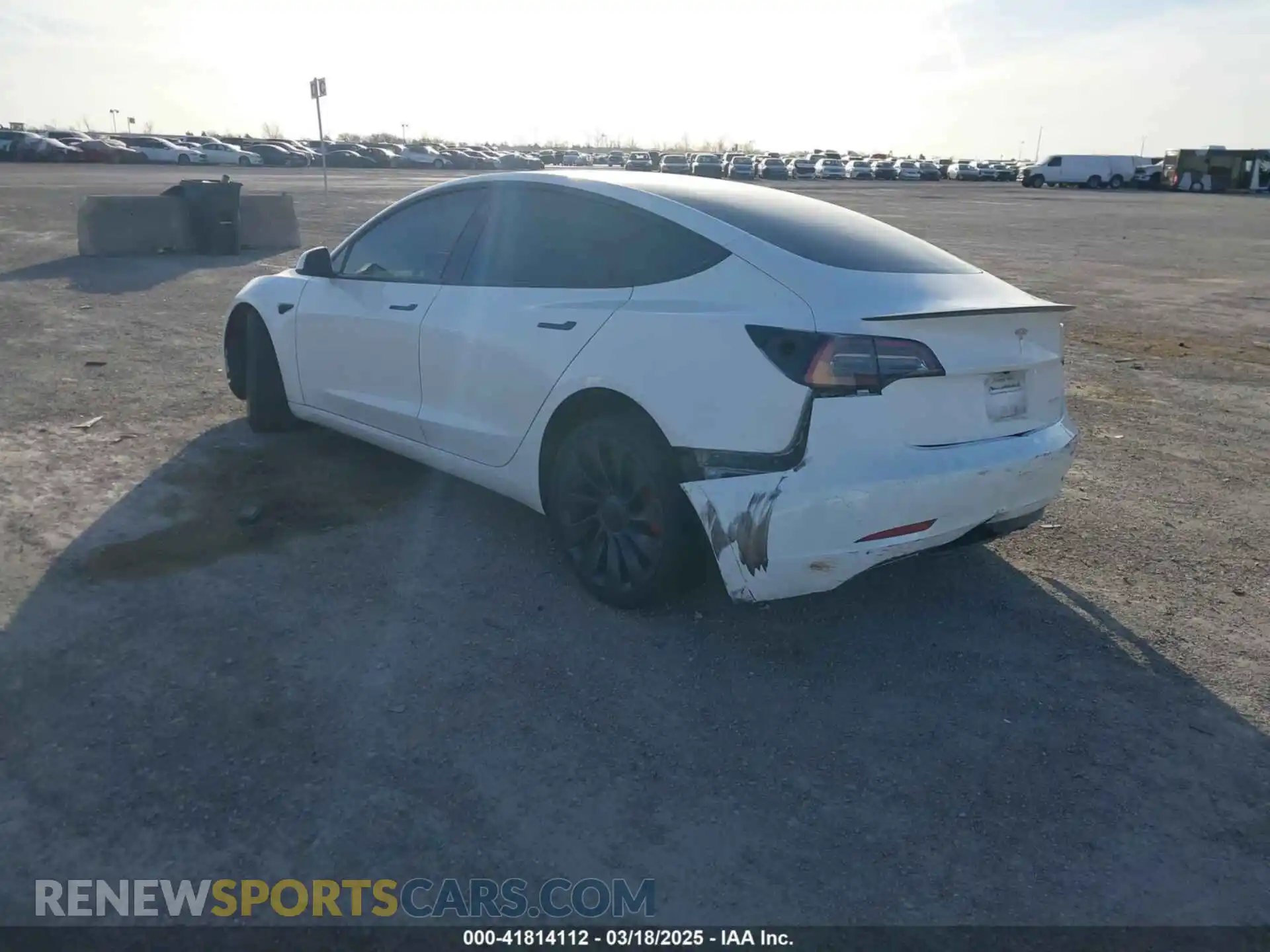 3 Photograph of a damaged car 5YJ3E1EC5PF689620 TESLA MODEL 3 2023