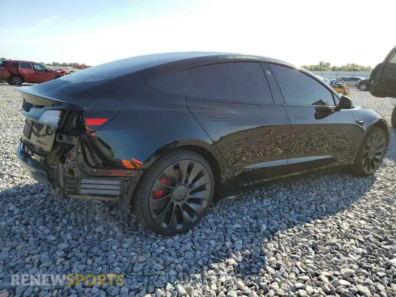 3 Photograph of a damaged car 5YJ3E1EC5PF693795 TESLA MODEL 3 2023
