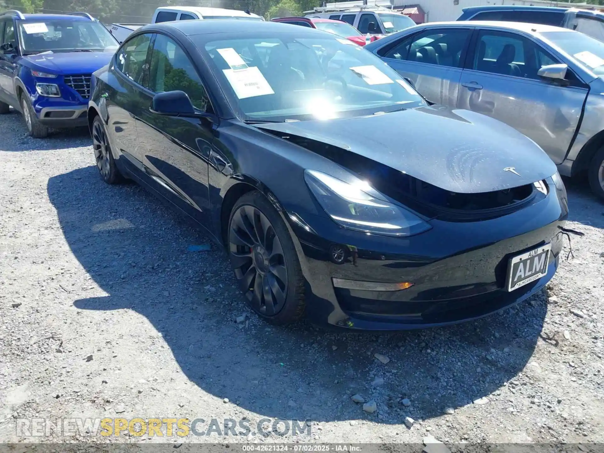 1 Photograph of a damaged car 5YJ3E1EC6PF395935 TESLA MODEL 3 2023