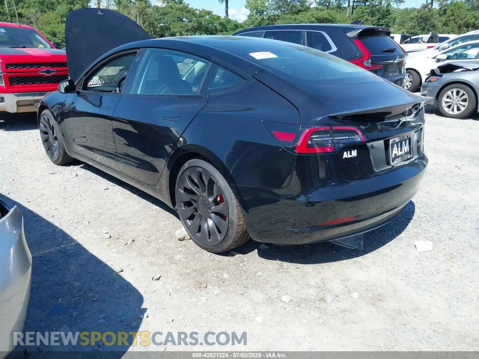 3 Photograph of a damaged car 5YJ3E1EC6PF395935 TESLA MODEL 3 2023