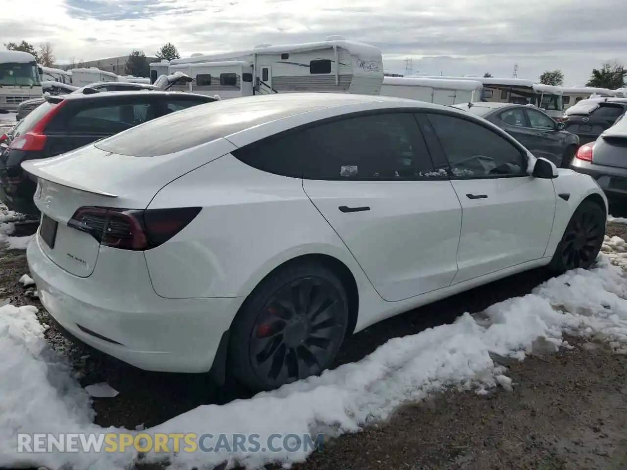 3 Photograph of a damaged car 5YJ3E1EC6PF500487 TESLA MODEL 3 2023