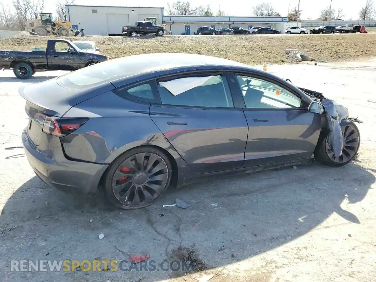 3 Photograph of a damaged car 5YJ3E1EC6PF542853 TESLA MODEL 3 2023