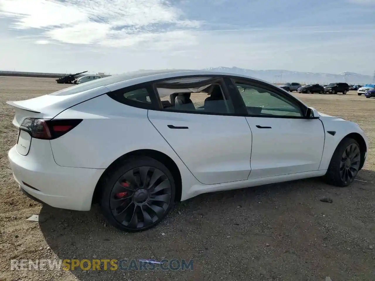 3 Photograph of a damaged car 5YJ3E1EC6PF627644 TESLA MODEL 3 2023