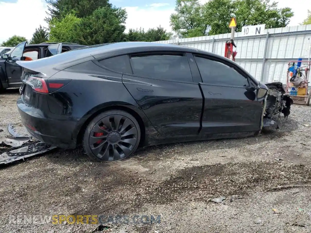3 Photograph of a damaged car 5YJ3E1EC7PF510722 TESLA MODEL 3 2023