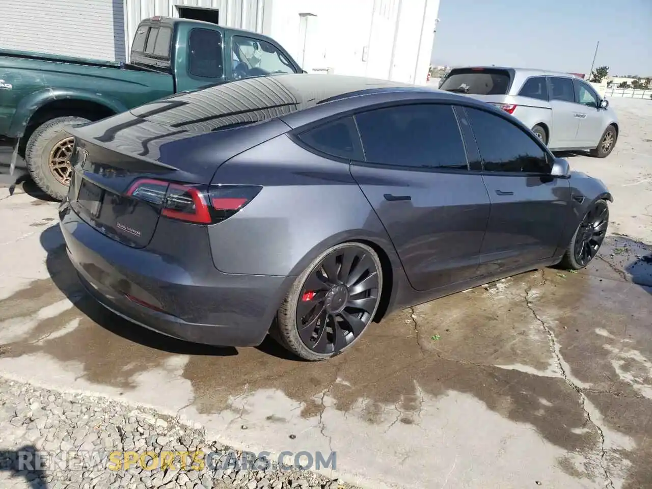 3 Photograph of a damaged car 5YJ3E1EC7PF544062 TESLA MODEL 3 2023