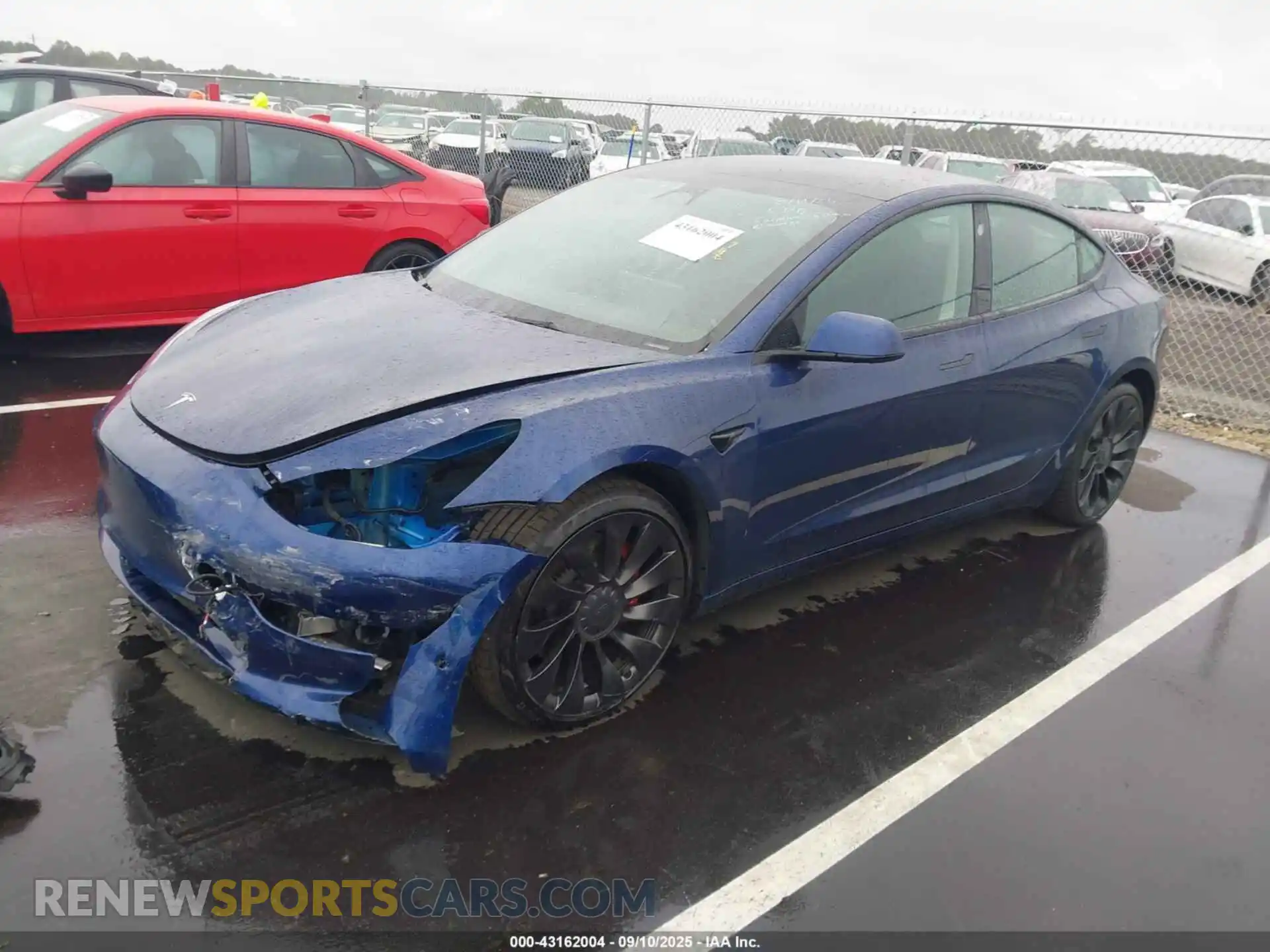 2 Photograph of a damaged car 5YJ3E1EC7PF551058 TESLA MODEL 3 2023