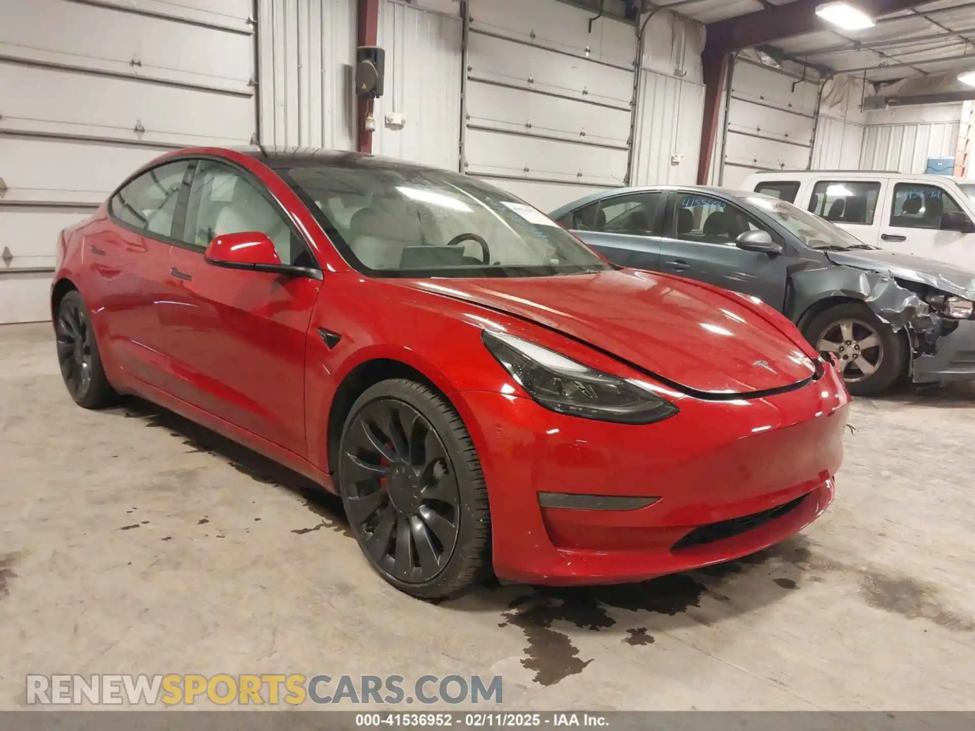 1 Photograph of a damaged car 5YJ3E1EC7PF561413 TESLA MODEL 3 2023