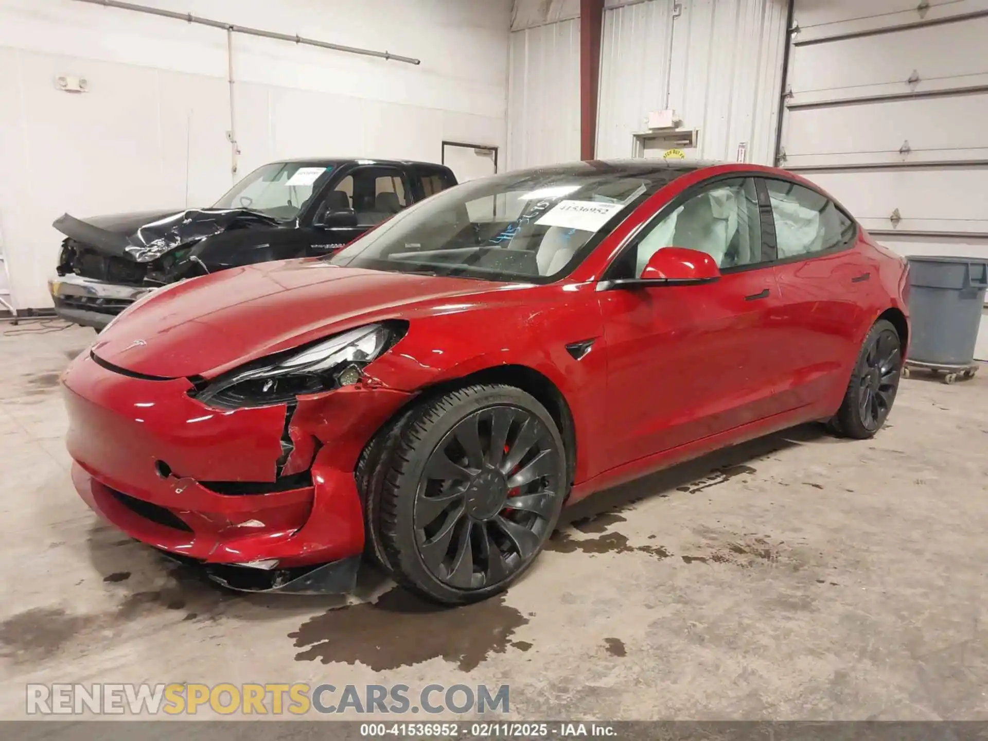 2 Photograph of a damaged car 5YJ3E1EC7PF561413 TESLA MODEL 3 2023