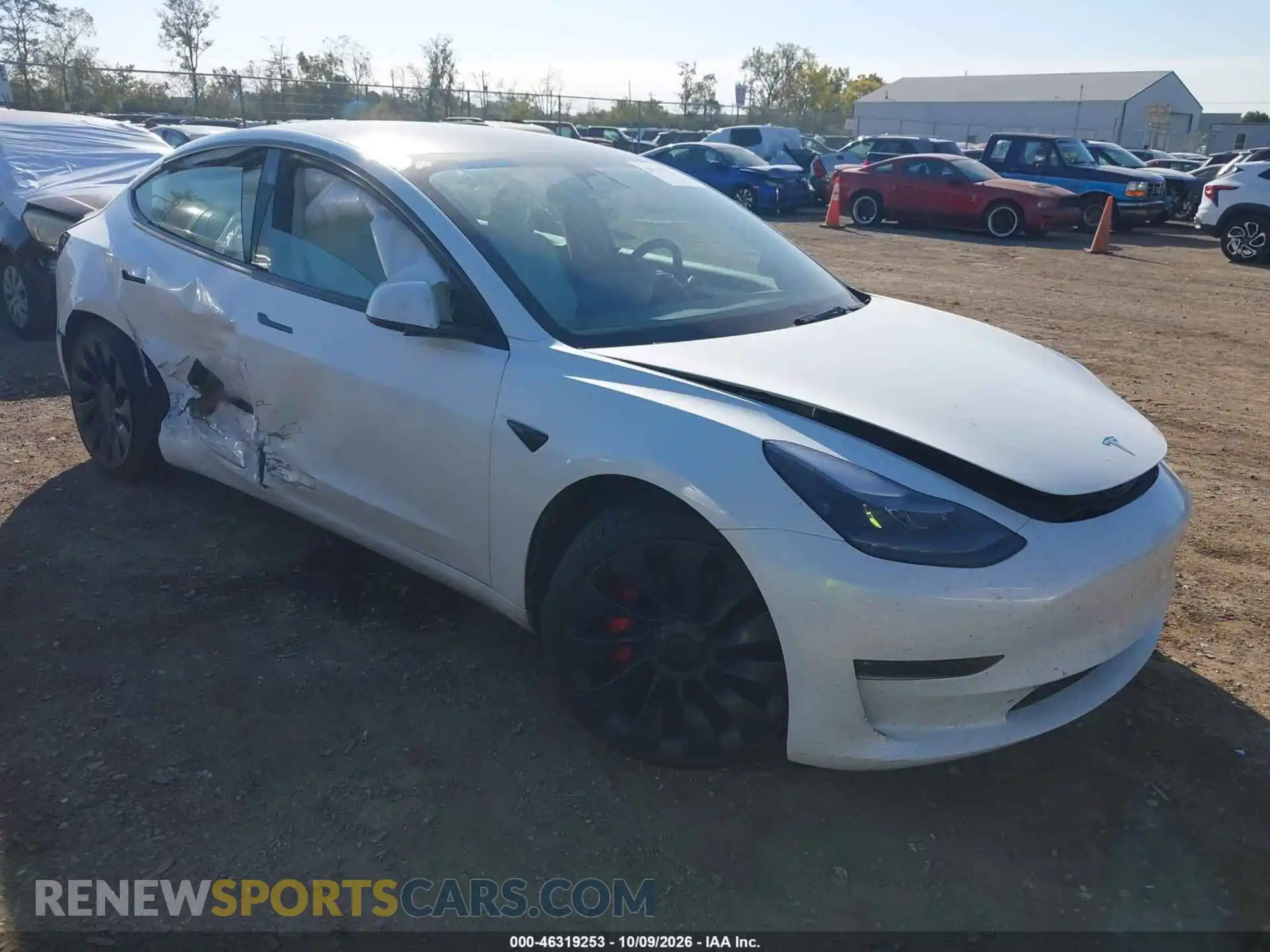 1 Photograph of a damaged car 5YJ3E1EC8PF498175 TESLA MODEL 3 2023
