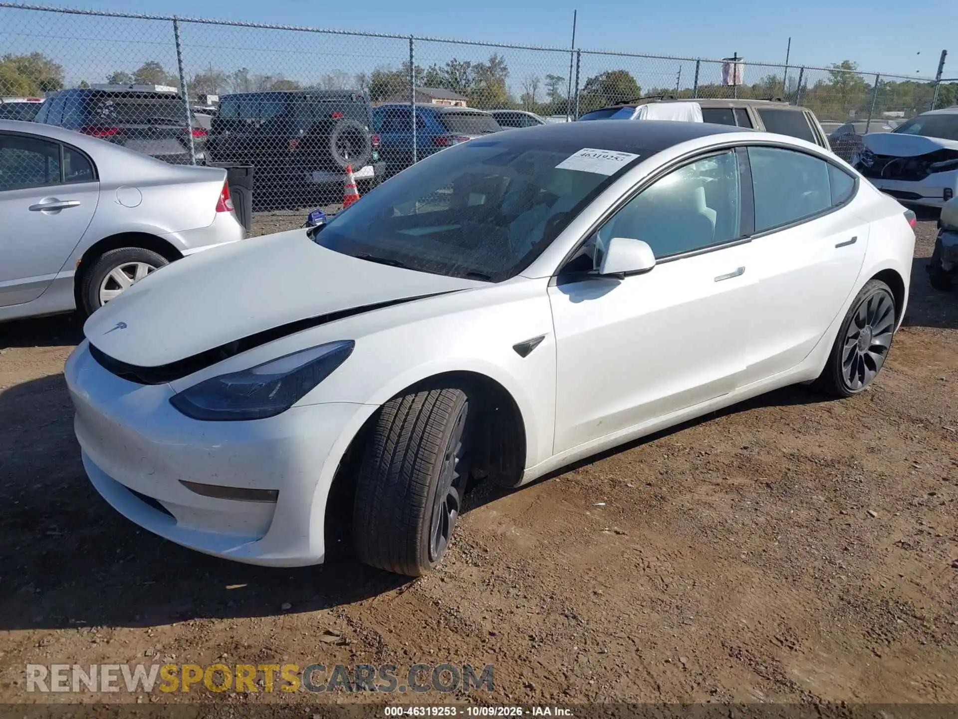 2 Photograph of a damaged car 5YJ3E1EC8PF498175 TESLA MODEL 3 2023