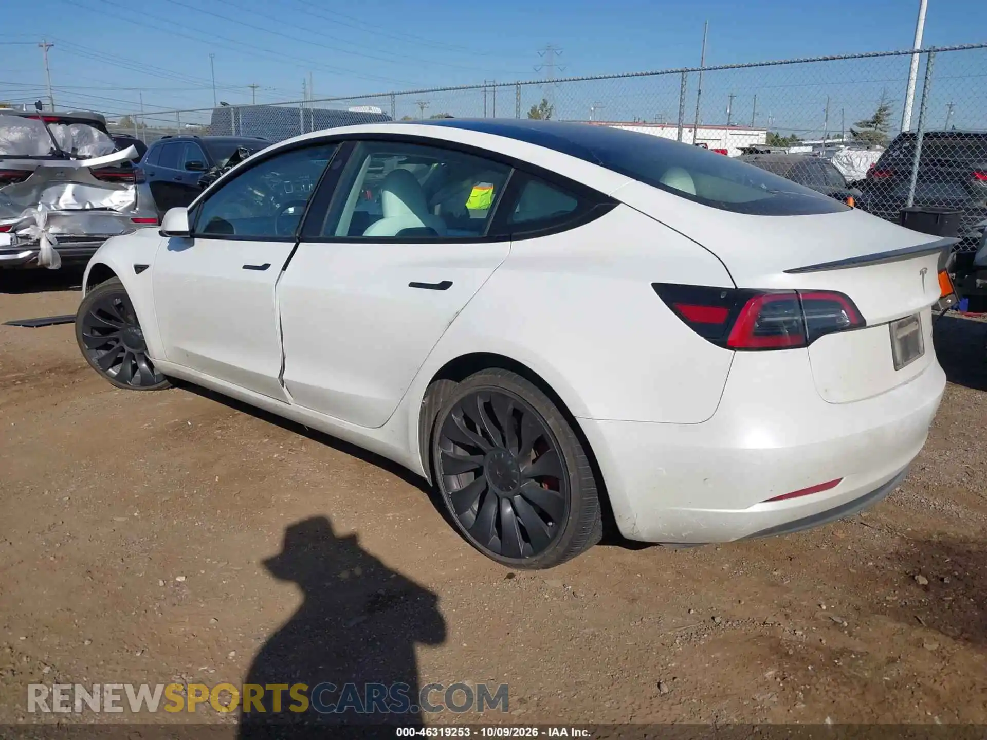 3 Photograph of a damaged car 5YJ3E1EC8PF498175 TESLA MODEL 3 2023
