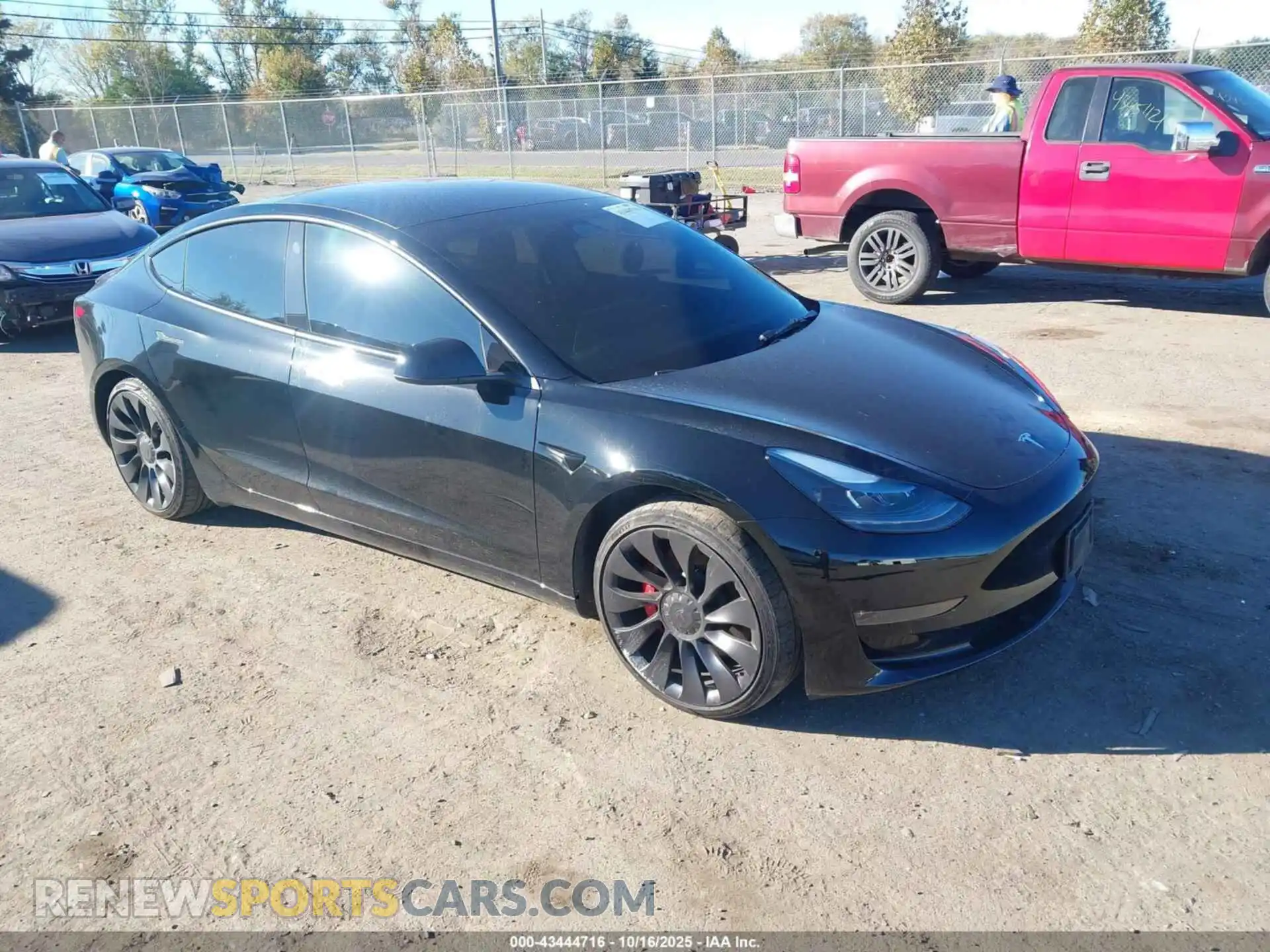 1 Photograph of a damaged car 5YJ3E1EC8PF620694 TESLA MODEL 3 2023