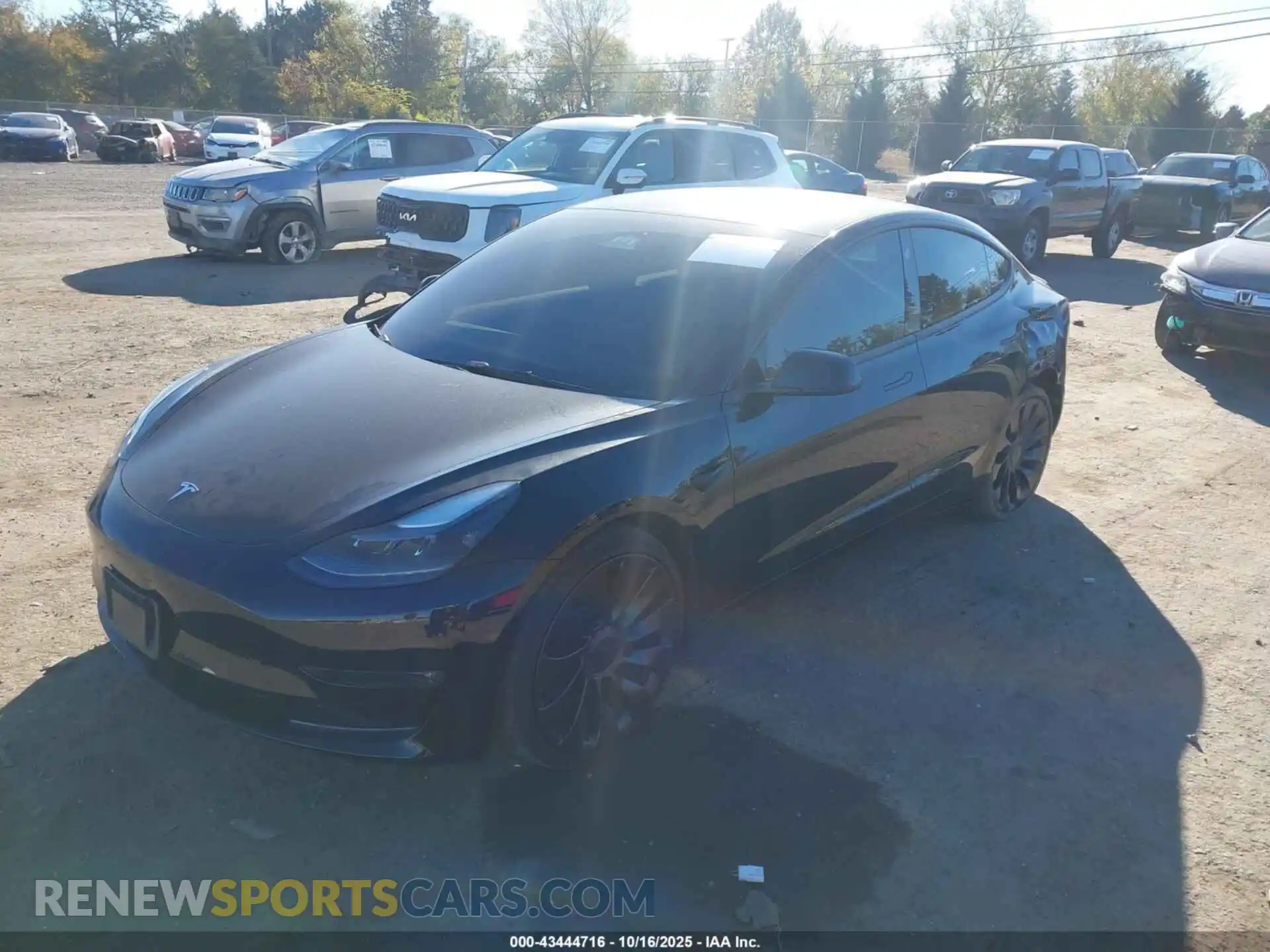 2 Photograph of a damaged car 5YJ3E1EC8PF620694 TESLA MODEL 3 2023