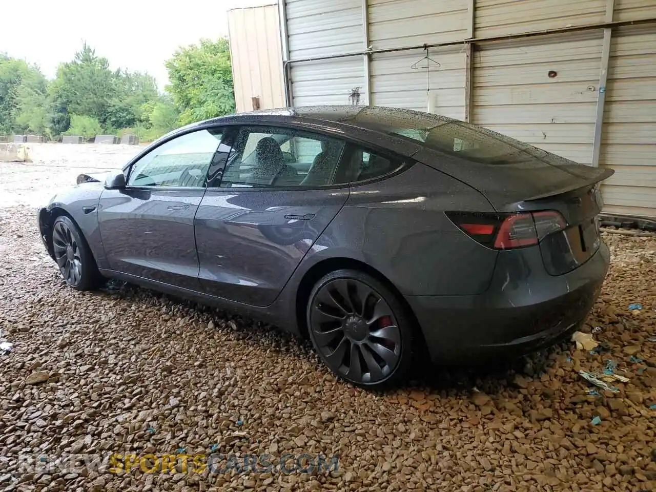 2 Photograph of a damaged car 5YJ3E1EC8PF689644 TESLA MODEL 3 2023