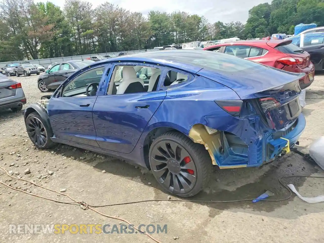 2 Фотография поврежденного автомобиля 5YJ3E1EC9PF472300 TESLA MODEL 3 2023