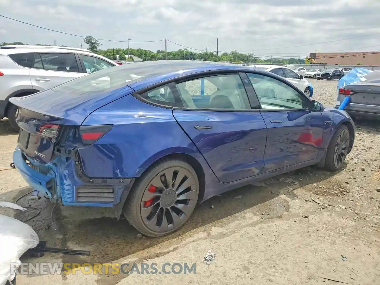 3 Фотография поврежденного автомобиля 5YJ3E1EC9PF472300 TESLA MODEL 3 2023