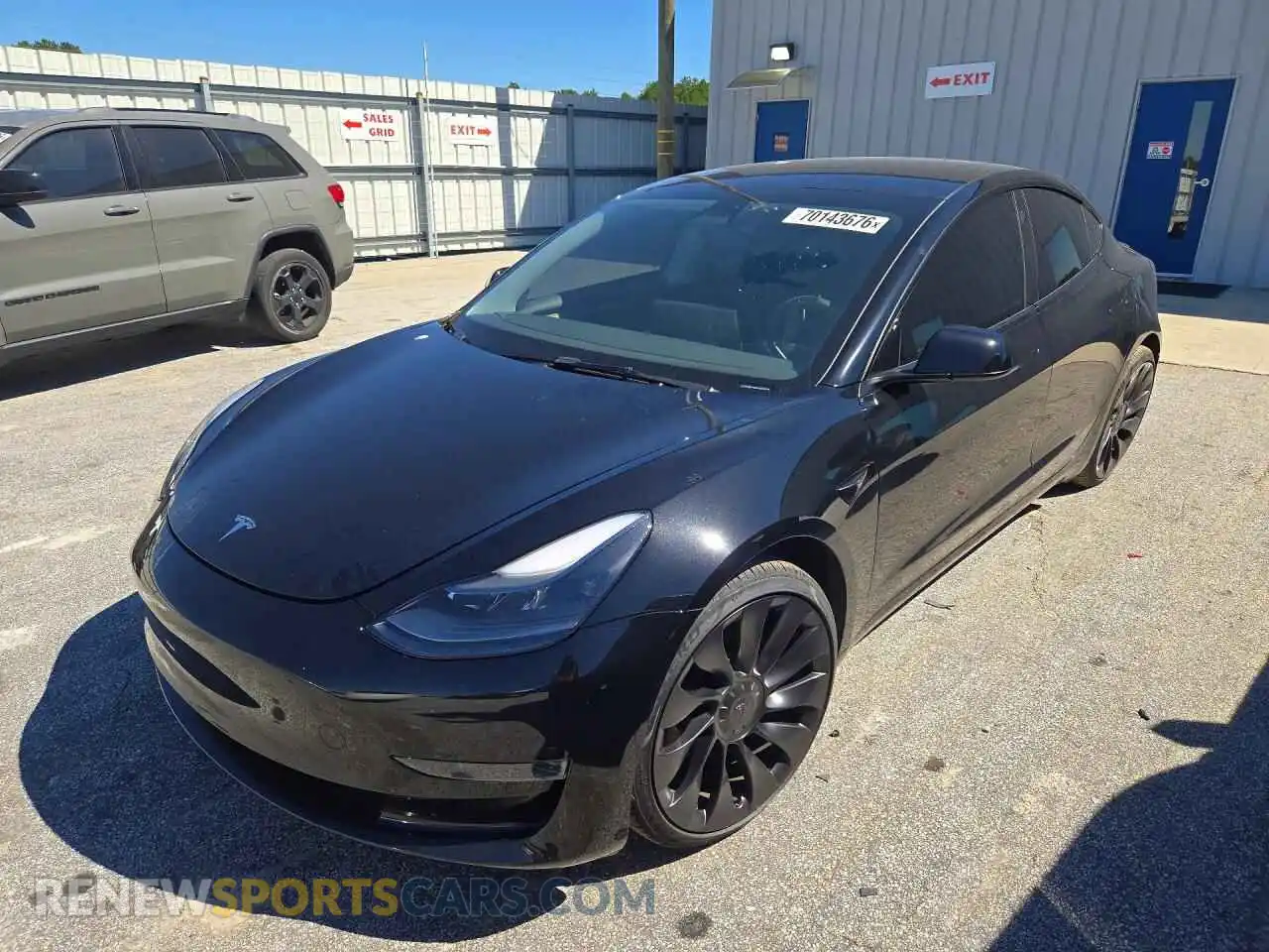 1 Фотография поврежденного автомобиля 5YJ3E1EC9PF496726 TESLA MODEL 3 2023