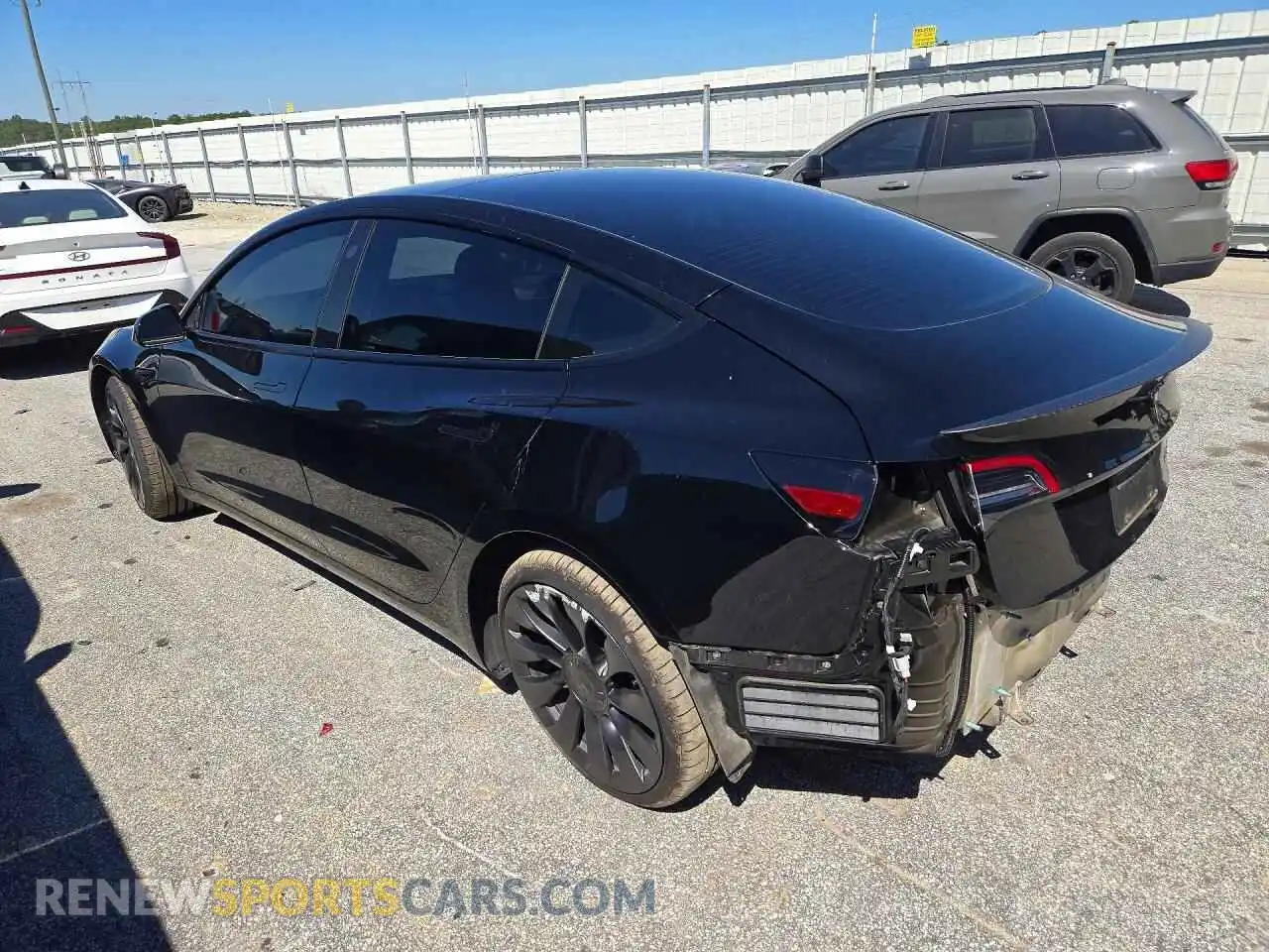 2 Фотография поврежденного автомобиля 5YJ3E1EC9PF496726 TESLA MODEL 3 2023