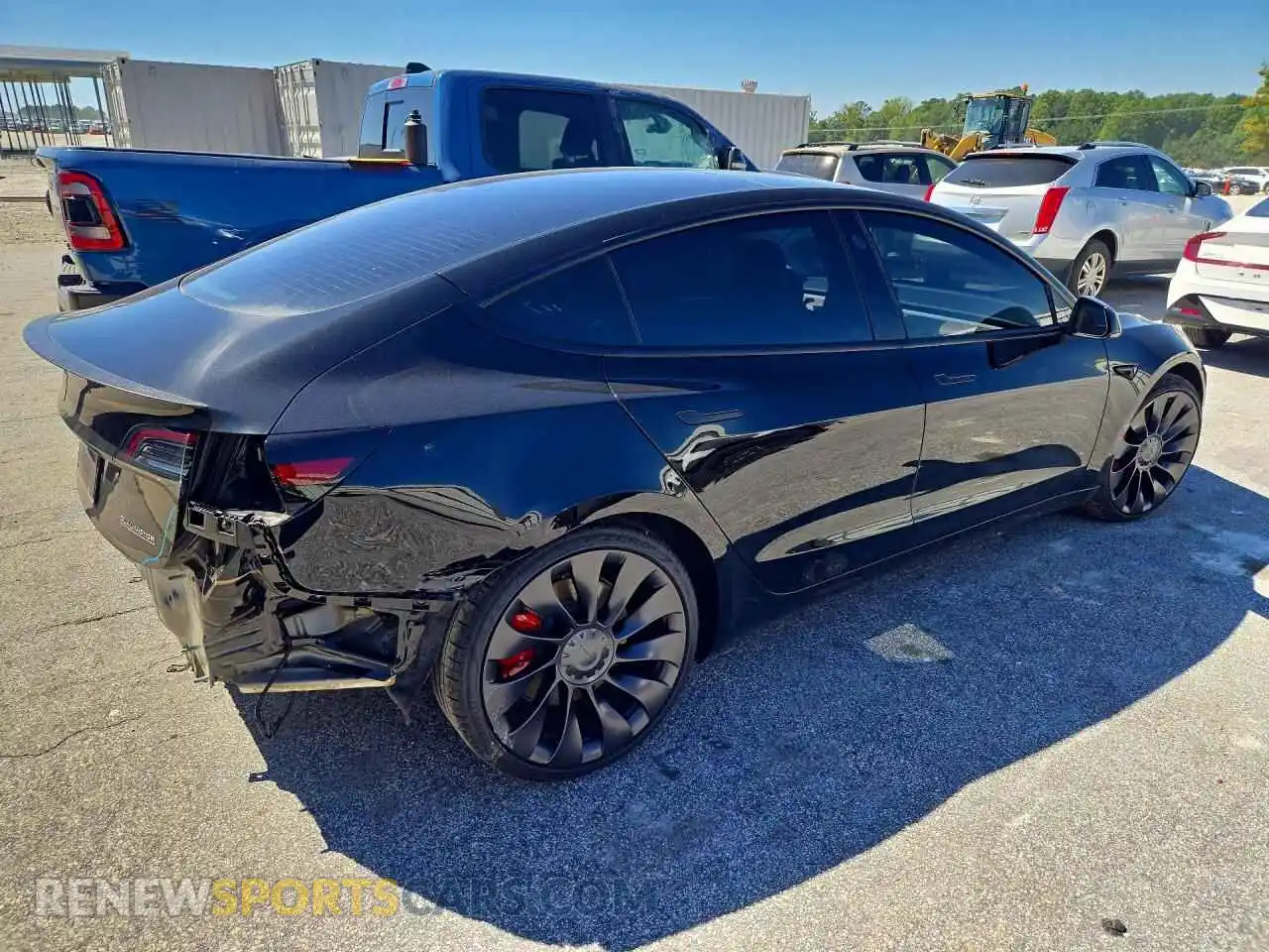 3 Фотография поврежденного автомобиля 5YJ3E1EC9PF496726 TESLA MODEL 3 2023