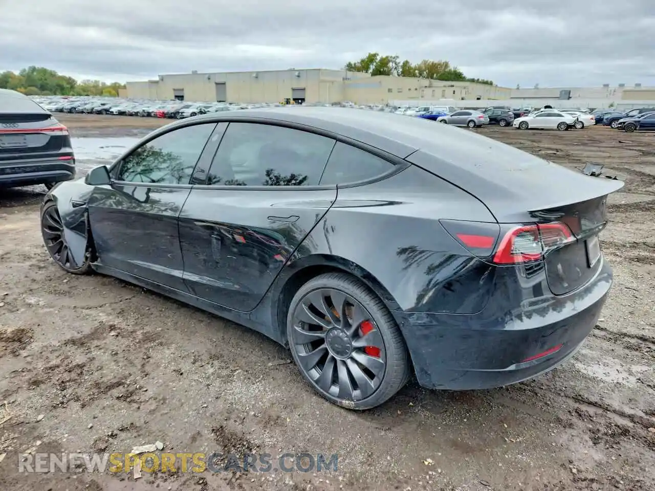 2 Photograph of a damaged car 5YJ3E1EC9PF618064 TESLA MODEL 3 2023